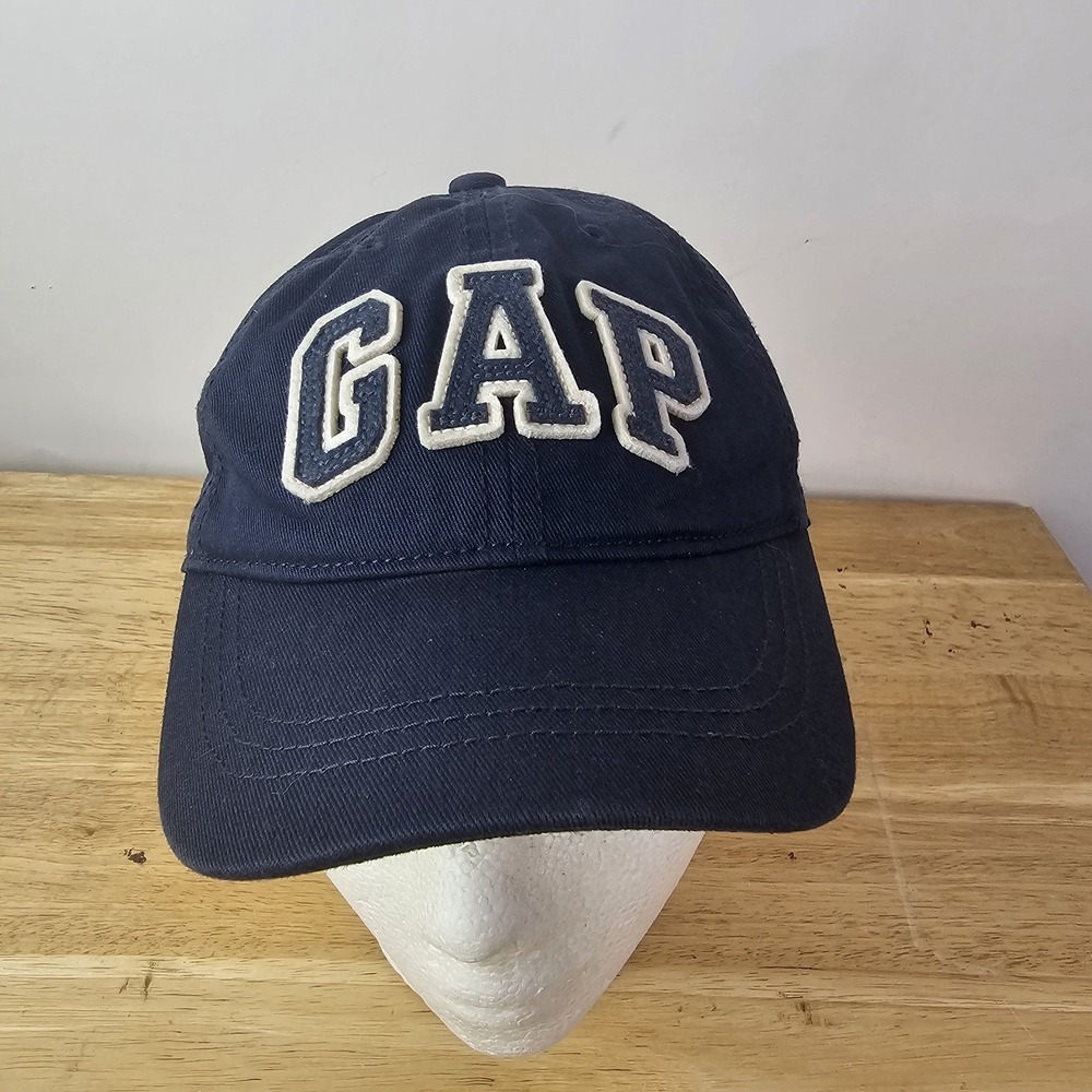 Baby Gap Cap M/L Blue Cotton Stretch Baseball‎ Hat Casual Everyday Logo